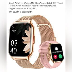 Smart watch for women and men one size fits all